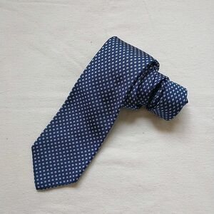 Elegant Blue Patterned Men's Tie